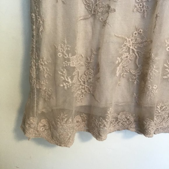 VINTAGE Inspired Lace Tank Top with Cotton lining - Picture 6 of 8